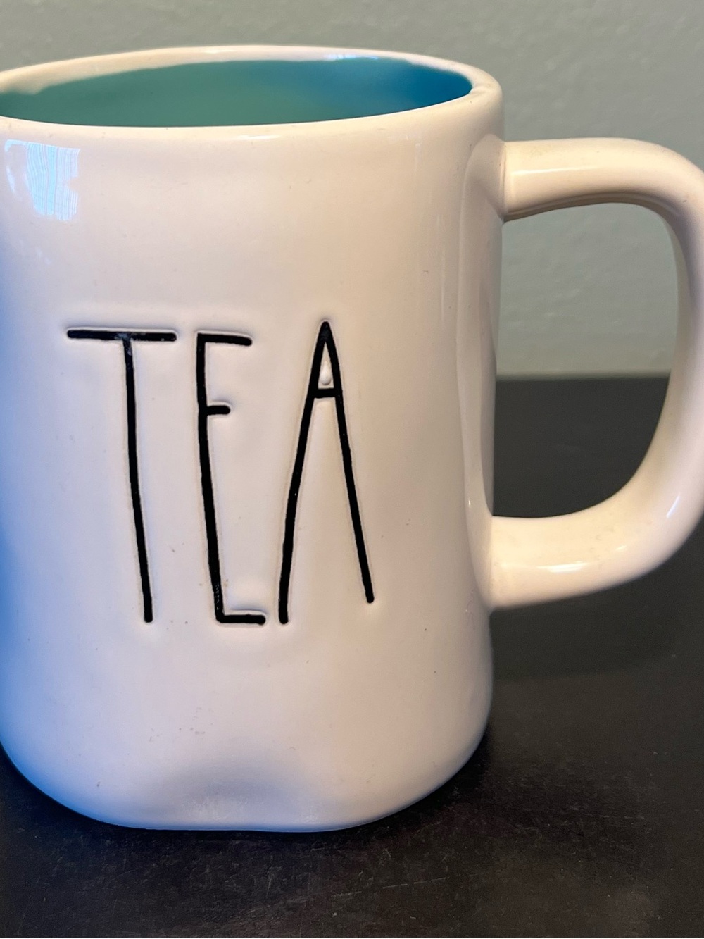 Rae Dunn TEA Ceramic Mug ~ Artisan Collection by Magenta ~ Handcrafted Look